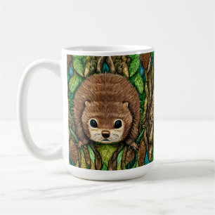 Mug Jolie adorable petit bébé castor