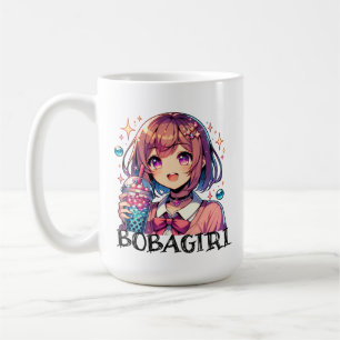 Mug Jolie Anime Girl tenant Bubble Tea
