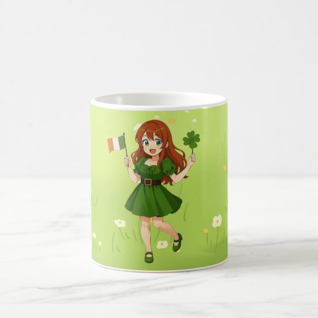 Mug Jolie anime rousse Saint Patrick  (Centre)