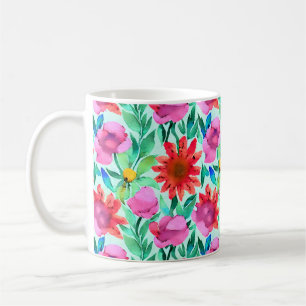 Mug Jolie aquarelle florale