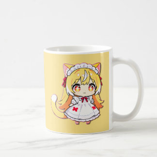 Mug Jolie Blonde Chibi Neko - Robe Midi