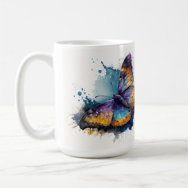 MUG JOLIE BOUTEILLES DE VOL EN COULEUR D'EAU (Gauche)