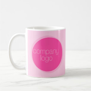 MUG JOLIE CHAUD ROSE COMPAGNIE LOGO MODÈLE PERSONNALIS