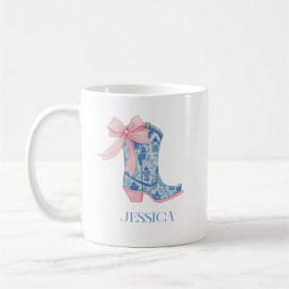 Mug Jolie Chinoiserie Rose & Bleu Bow fille