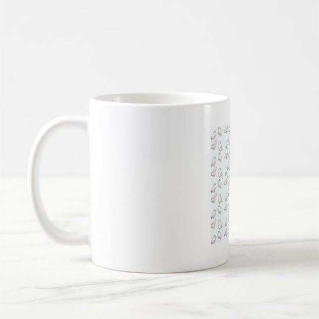 Mug Jolie chouette enneigée Délice � mignonne Animal A (Gauche)