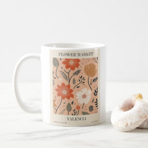 Mug Jolie conception du marché aux fleurs