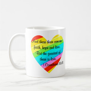 MUG JOLIE CORINTHIANS 13:13 PLANCHER COEUR CONCEPTION