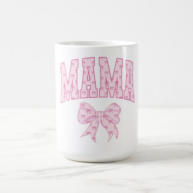 Mug Jolie écriture rose maman pour le cancer du sein (Centre)
