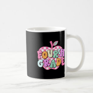 Mug Jolie équipe de 4e année Apple rose retour à l'éco