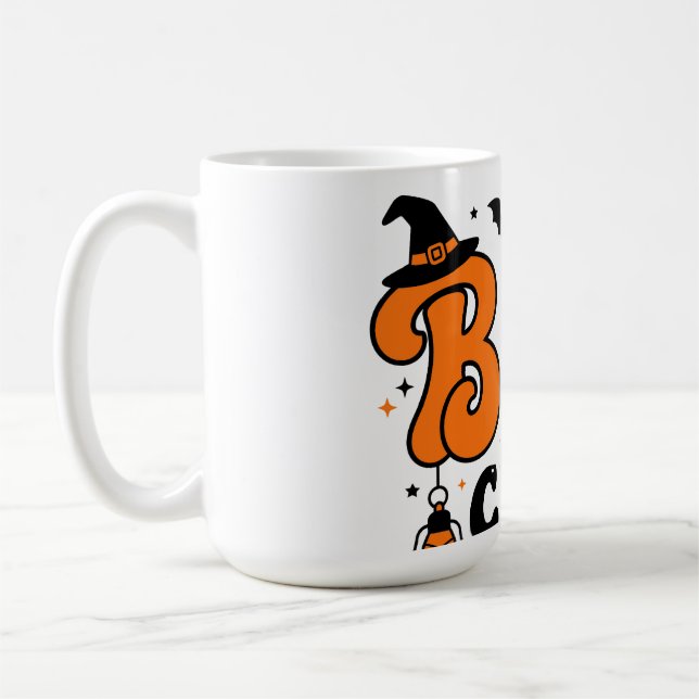 Mug Jolie Équipe de Fantômes Rétro pour Halloween Desi (Gauche)