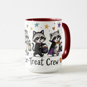 Mug Jolie Équipée de Raton-Laveur pour Halloween