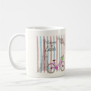 Mug Jolie et colorée Bienvenue à Paris
