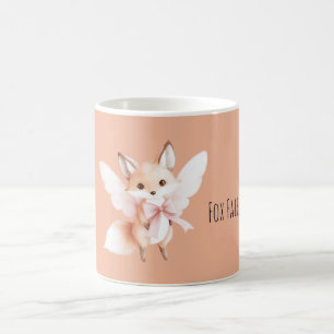 Mug Jolie Fée Renard Ailes Roses