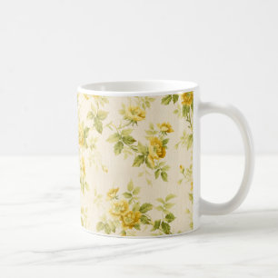 Mug Jolie ferme jaune d'or Floral