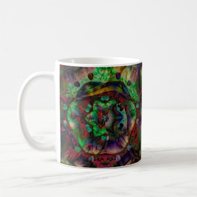 Mug Jolie flambée de fleurs Abstraite (Gauche)