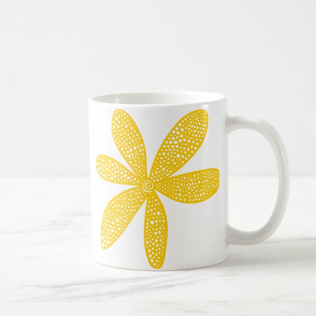 Mug Jolie Fleur - Ambre (Droite)