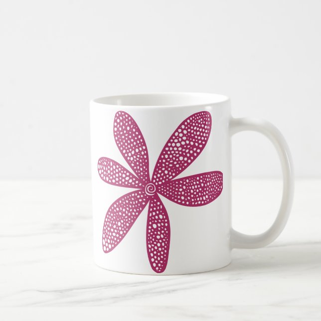 Mug Jolie Fleur - Crimson (Droite)