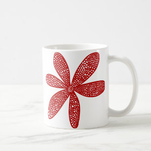 Mug Jolie Fleur - Rouge rubis