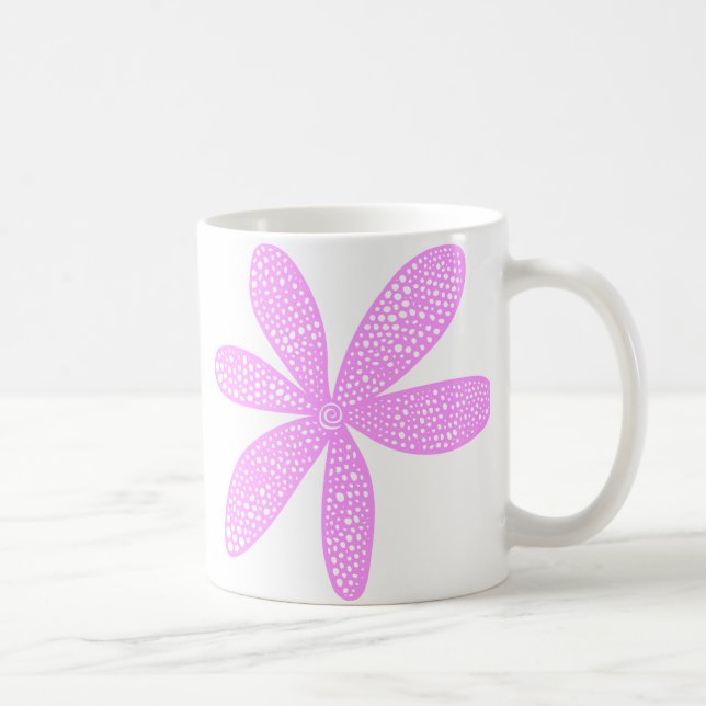 Mug Jolie Fleur - Violet clair (Droite)