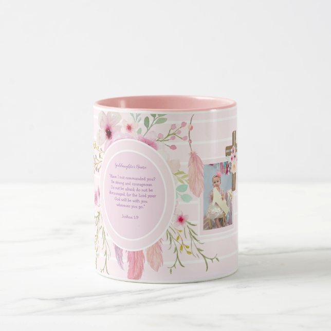 Mug Jolie Godgirl Motivational Words PHOTO Cadeau (Centre)