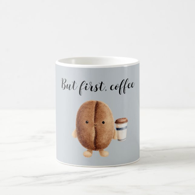 Mug Jolie Graine de Café Mais D'abord Café (Centre)