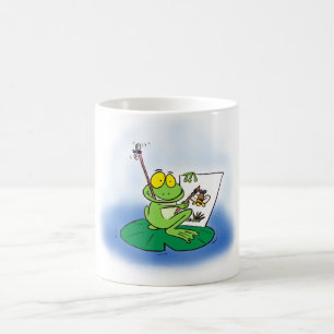 Mug Jolie grenouille dessinatrice.