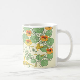 Mug Jolie impression Art nouveau Nasturtium