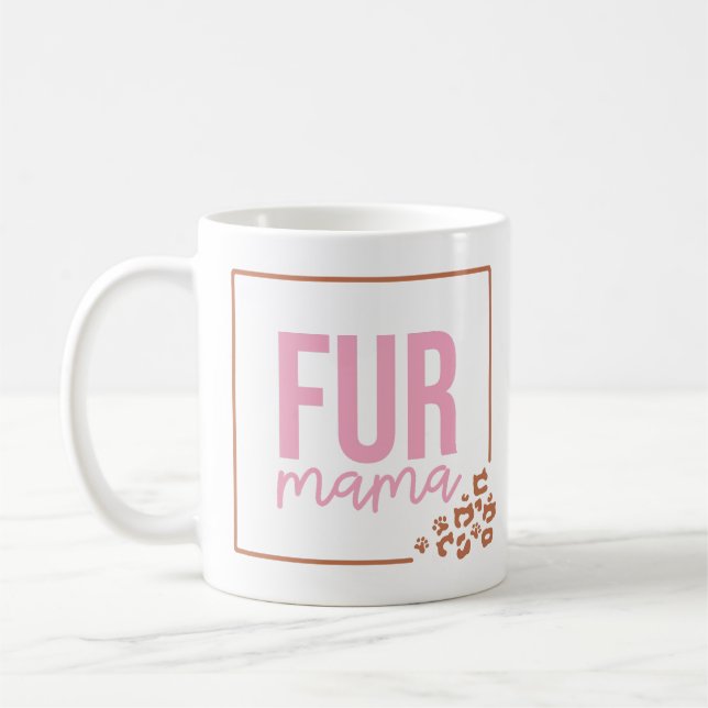 Mug Jolie maman fourrure (Gauche)