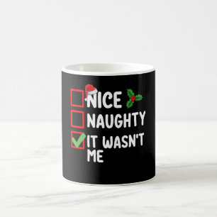 Mug Jolie Méchant C'était Pas Moi Liste De Noël Famili