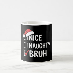 Mug Jolie méchante frère liste de contrôle chapeau de