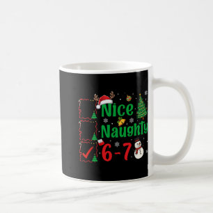 Mug Jolie méchante liste de Noël 67 Six Sept Meme Boy