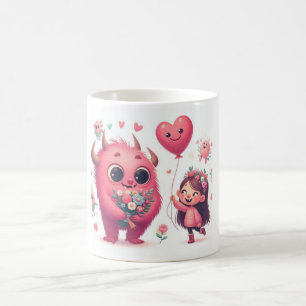 Mug Jolie Monstre Rose & La Fille