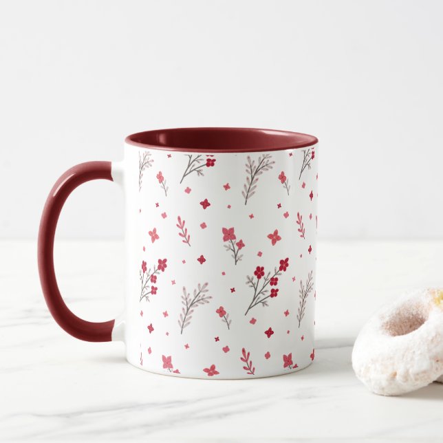 Mug jolie mule rouge (Avec donut)