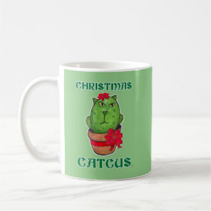 Mug Jolie Noël Catcus Vacances Cactus Art