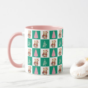 Mug Jolie peluche Oear Père Noël Joyeuse fête des arbr