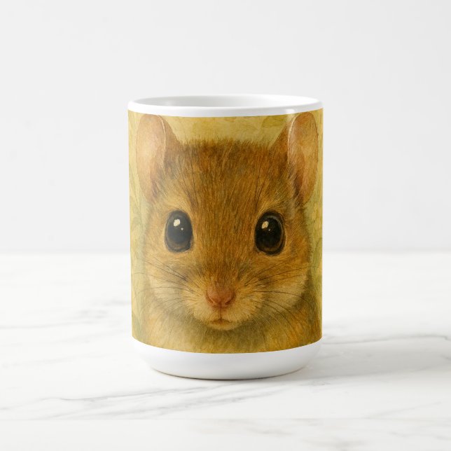 Mug Jolie petite souris curieuse  (Centre)
