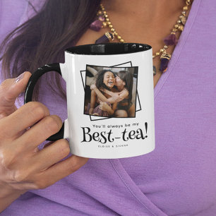 Mug Jolie photo d'amitié drôle 'Best-Tea'