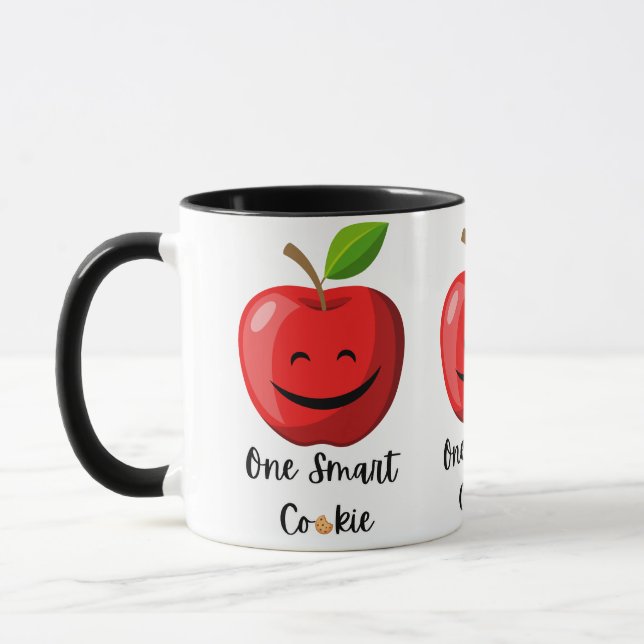 Mug Jolie pomme - Un biscuit intelligent (Gauche)