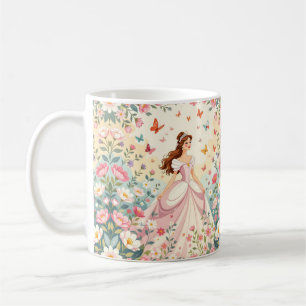 Mug Jolie princesse avec papillons