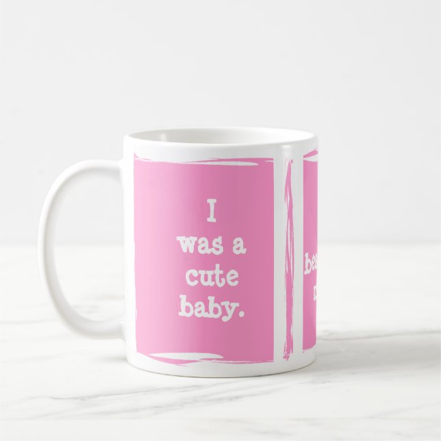 Mug Jolie progression bébé. Customise-toi ! (Gauche)