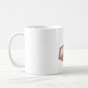 Mug Jolie Pygmée Hippo Aime Manger Pizza