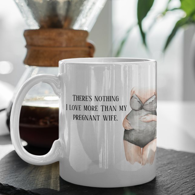 Mug Jolie Romantique Grossesse Femme Cadeau Avec Citat (Créateur téléchargé)