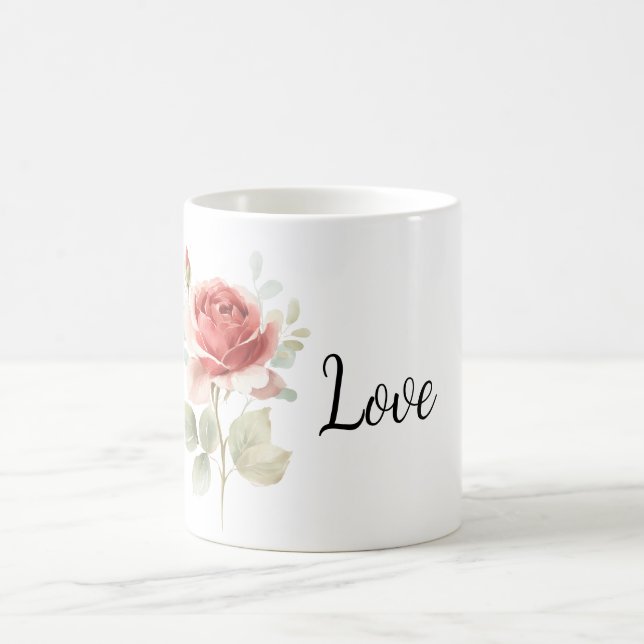 Mug Jolie Rose Rouge  (Centre)