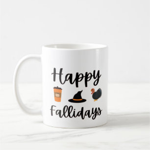 Mug Jolie saison d'automne Joyeux Fallidays Thanksgivi