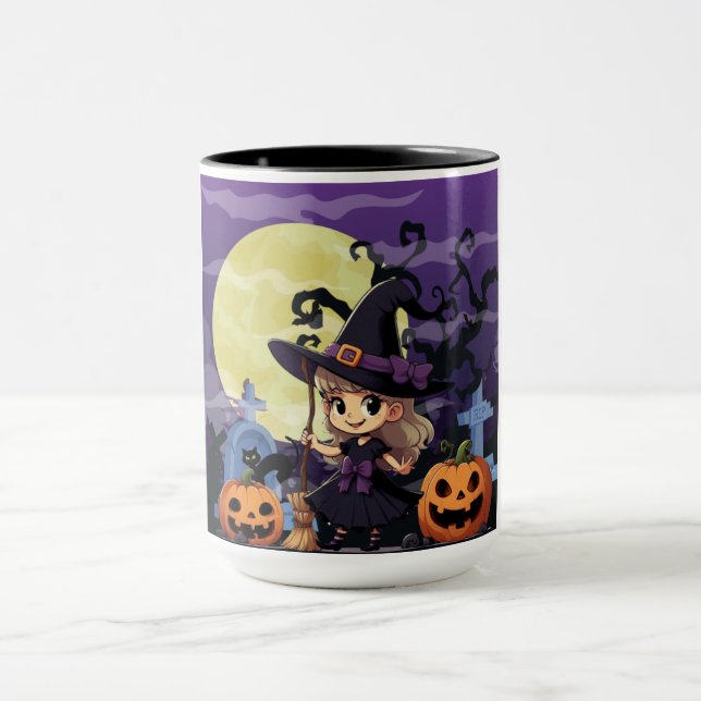 Mug Jolie Sorcière d'Halloween Anime (Centre)