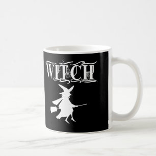 Mug Jolie Sorcière Volante Méchante Noire Halloween