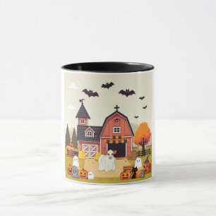 Mug Jolie vache d'Halloween