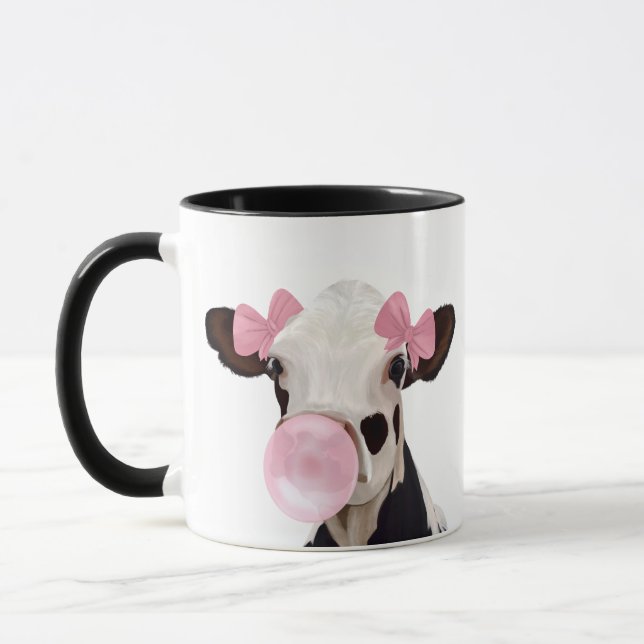 Mug Jolie vache rose Bubblegum (Gauche)
