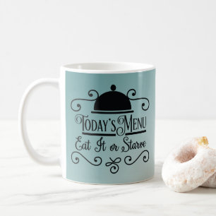 Mug Jolies citations de cuisine Blue Ombre