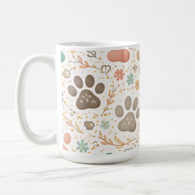Mug Jolies empreintes de pattes (Gauche)